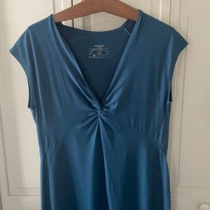 Patagonia Blue V Neck Dress XL